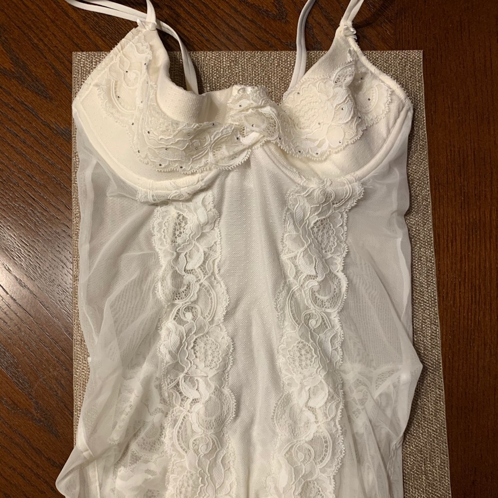 Victoria’s Secret Ivory lace lingerie